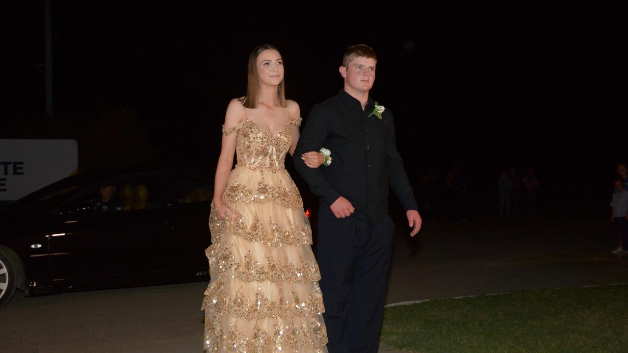 Roma State College formal 2024. Bella Knayer and Cameron Brazier.