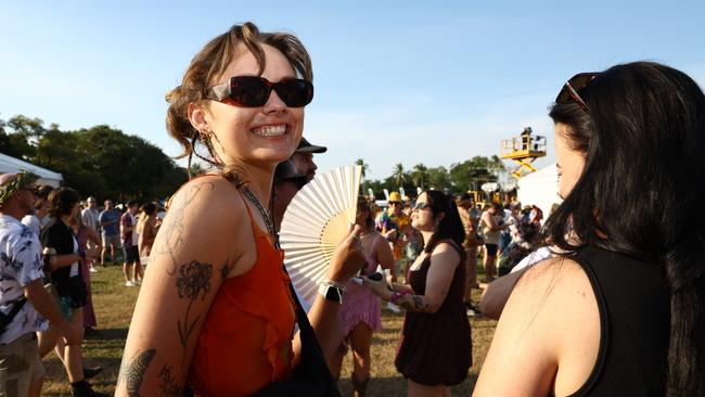 Crowds at BASSINTHEGRASS 2025 on May 17 at Mindil Beach. Picture: Pema Tamang Pakhrin