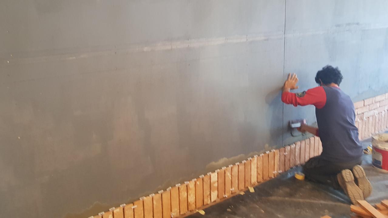 Osvaldo Melosu refurbishing his restaurant. Picture: supplied.