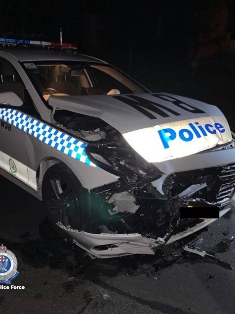 The two officers were not injured. Picture: NSW Police