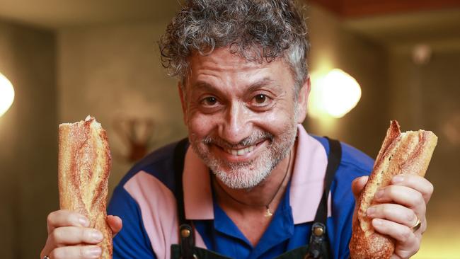 Panini Purveyor Alessandro Frassica, at Sammy Junior, King Street, Sydney. Alessandro’s Florence hotspot Ino Panini has been voted among the best sandwiches in Italy. Picture: Justin Lloyd.