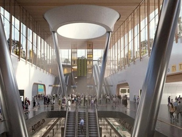 The Melbourne Airport Rail Link would feature a new station integrated with terminals. Picture: Melbourne Airport