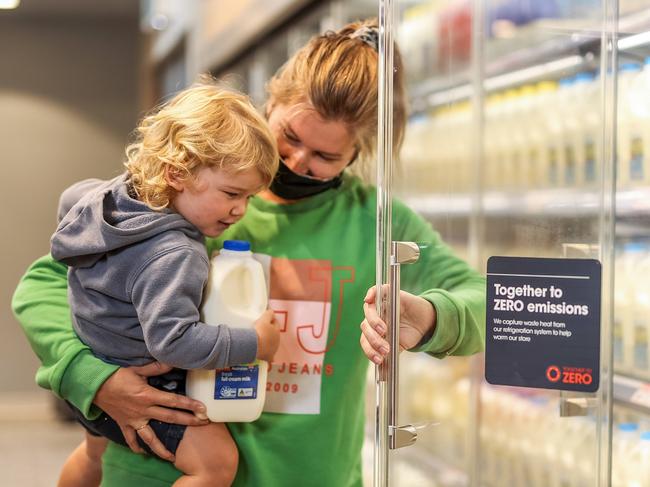 Supplied images from the new Coles store which has opened its first, never before seen supermarket concept store designed to make shopping healthier and more sustainable in Moonee Ponds.