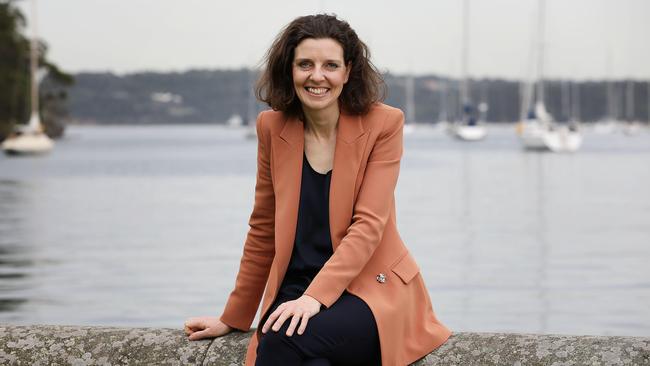 ‘I want my children to be able to look at parliament and what goes on there with pride,’ says independent candidate Allegra Spender. Picture: Jane Dempster