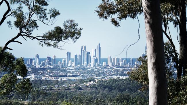 The view from Skyridge, the $1.5 billion Worongary development formerly known as Pacific View Estate