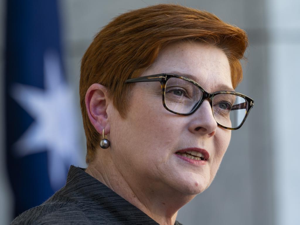 Marise Payne will visit Europe and the US to discuss the growing strategic threat in the Indo-Pacific. Picture: NCA NewsWire / Martin Ollman