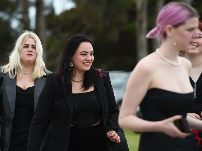 Matthew Flinders Girls Secondary College 2021 graduation. Picture: David Smith.