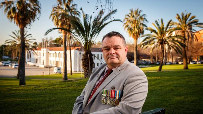 Former lawyer and army veteran Mark Adam Freer has been jailed for ripping off a family member and filing a false affidavit with the Supreme Court. Picture: Matt Turner.