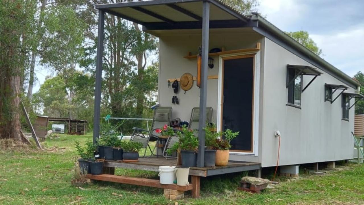 This granny flat at Delaneys Creek north of Brisbane is listed for $300 a week including bills, but if the tenant is a “keen gardener” that will be reduced to $150 a week