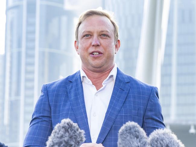 Premier Steven Miles at the opening of the Neville Bonner Bridge from Southbank to Queen's Wharf, Brisbane, Wednesday, August 28, 2024 - Picture: Richard Walker