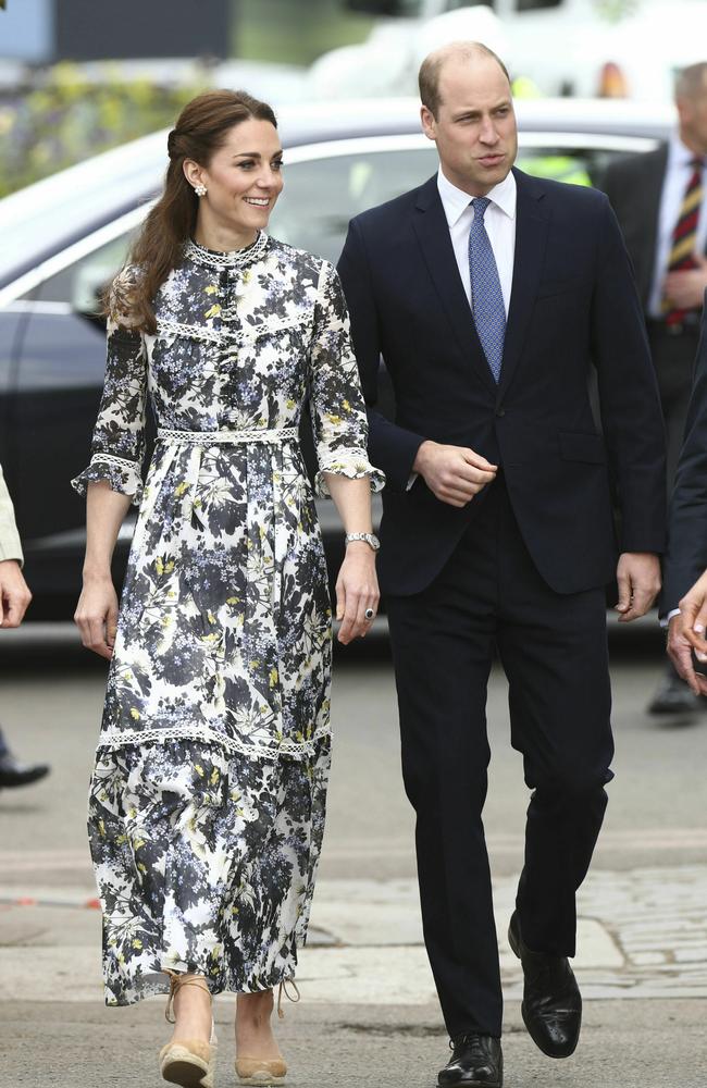 While Kate and William will stick to more official duties and work out of the more central Kensington Palace. Picture: Yui Mok/Pool via AP.