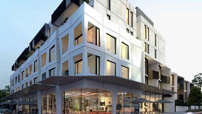 Centrepiece Residences in Bentleigh East was a project being built by Liberty Builders.