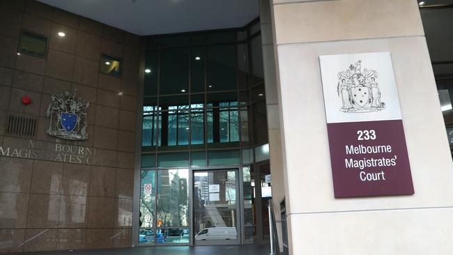 Inside the Melbourne Magistrates’ Court is a busy place. Picture: David Crosling