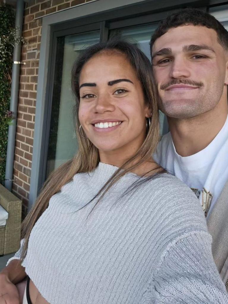 NRL star Nathan Cleary and girlfriend Matilda Mary Fowler as seen on social media. Picture: Instagram