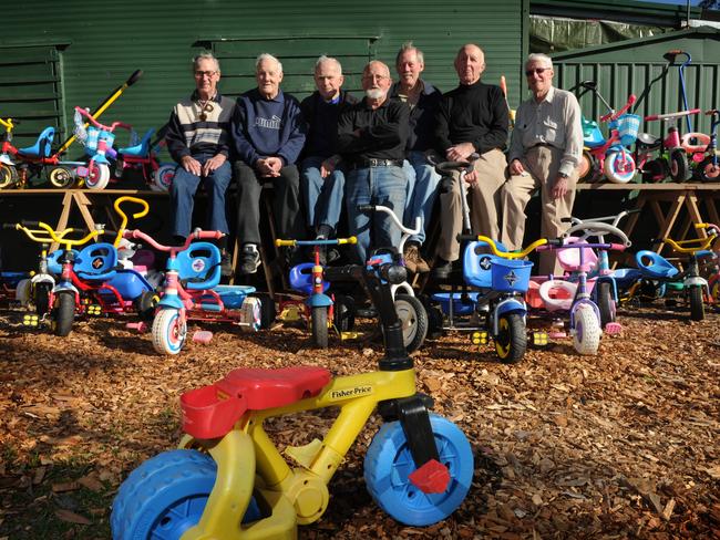 Volunteers from the Peninsula Senior Citizens' Toy Repair Group who have been paying a peppercorn rent for their workshop at Ingleside.