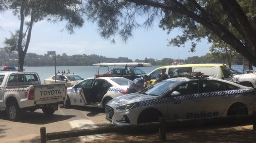 Search crews from earlier on Tuesday. Picture: Penelope Bradley.