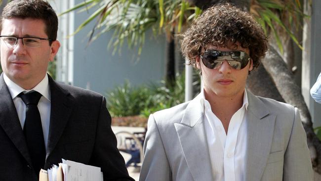 Michael Gatenby with John Ibrahim’s son Daniel Jon Taylor.