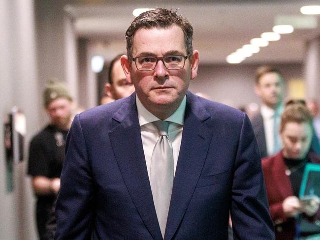 Former premier Daniel Andrews introduced reforms to wind back bail laws during his term. Picture: David Geraghty