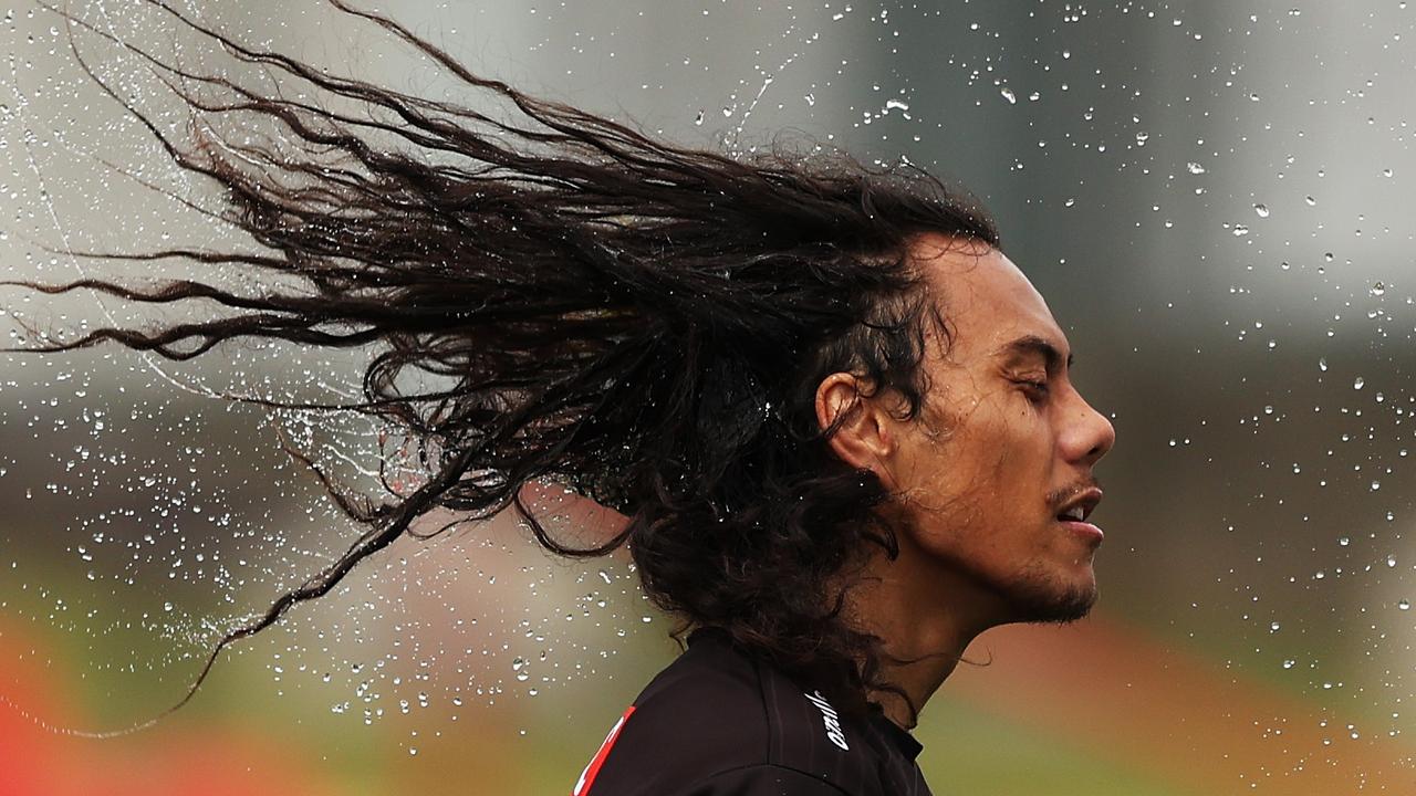 Jarome Luai of the Panthers says he could be best mates with Reece Walsh. Picture: Mark Metcalfe/Getty Images