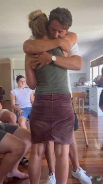 Emotional moment Aussie pays off his parents' home loan for Christmas