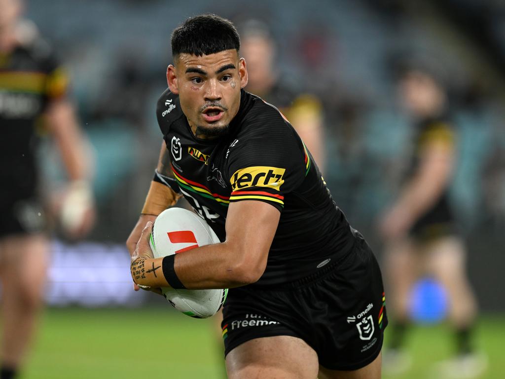 NRL 2024 RD09 South Sydney Rabbitohs v Penrith Panthers - Taylan May NRL PHOTOS