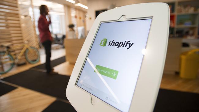 Pandemic shutdowns caused a giant surge in online buying for Shopify merchants. Picture: Bloomberg