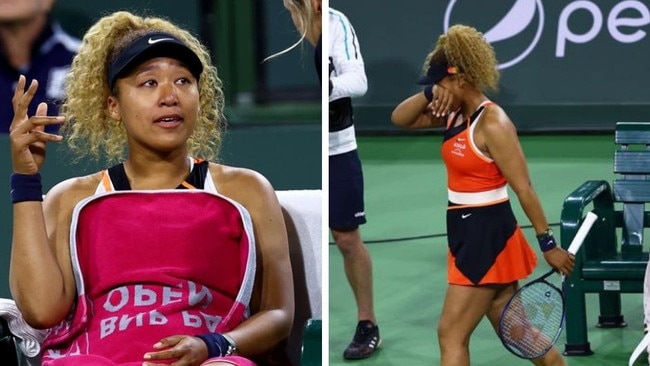 Naomi Osaka was brought to tears by a heckler at Indian Wells.