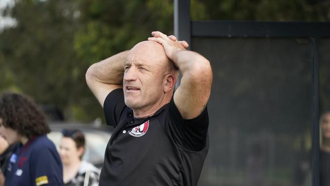 St Kilda City coach Simon Goosey. Picture: Valeriu Campan