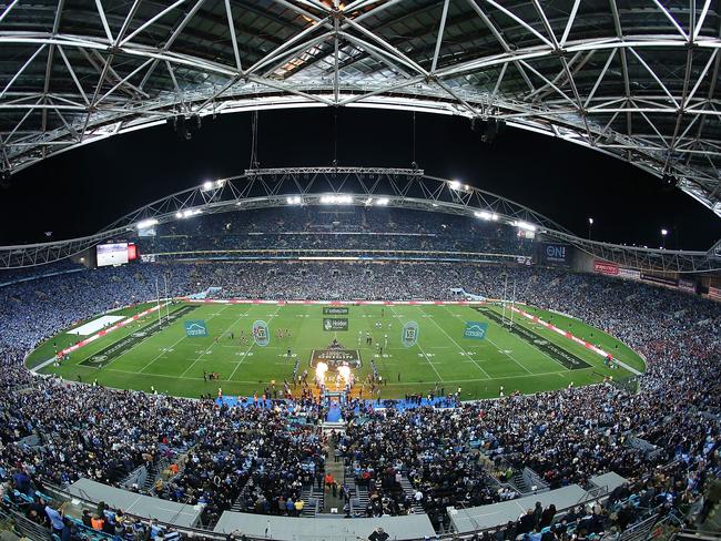 ANZ stadium during a State of Origin NRL game last year. Picture: Mark Metcalfe/Getty Images