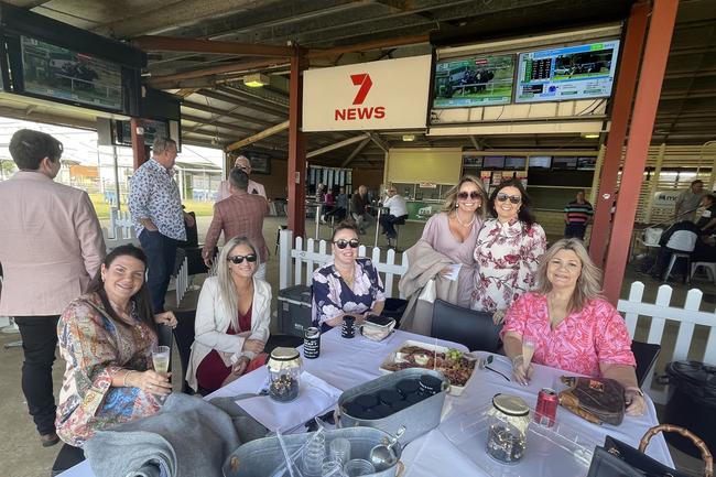 Jane Brosnan, Joydee, Tiffany Smith, Kim Dodd and Anna Hiller enjoyed the Bundaberg Toyota Race Day on Saturday, May 13.