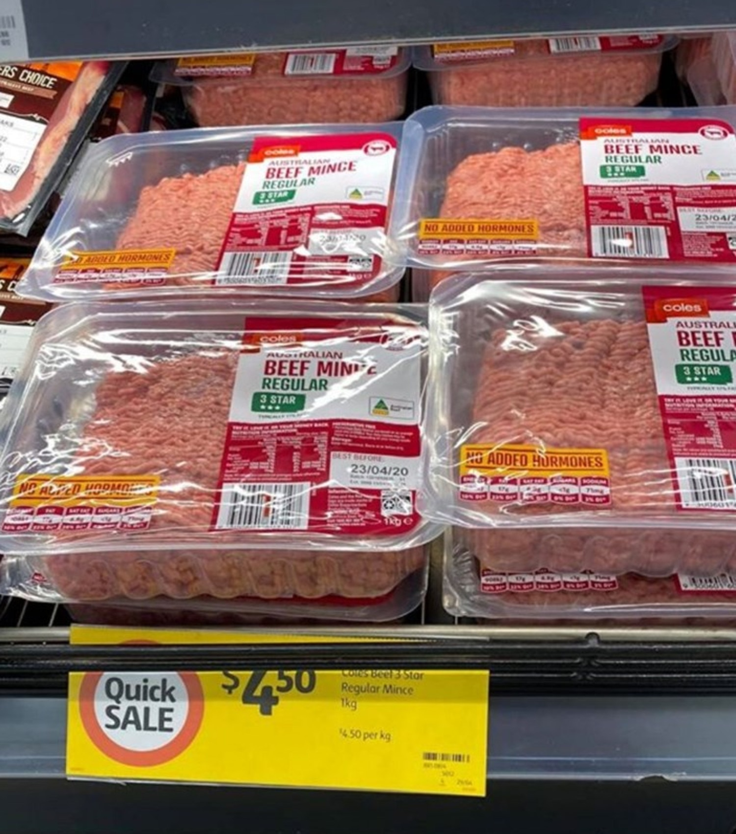 Coles drops prices of mince, sausages, meat products to as little as $1 ...