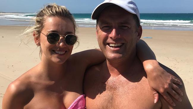 Karl Stefanovic and his partner Jasmine Yarbrough. Picture Instagram