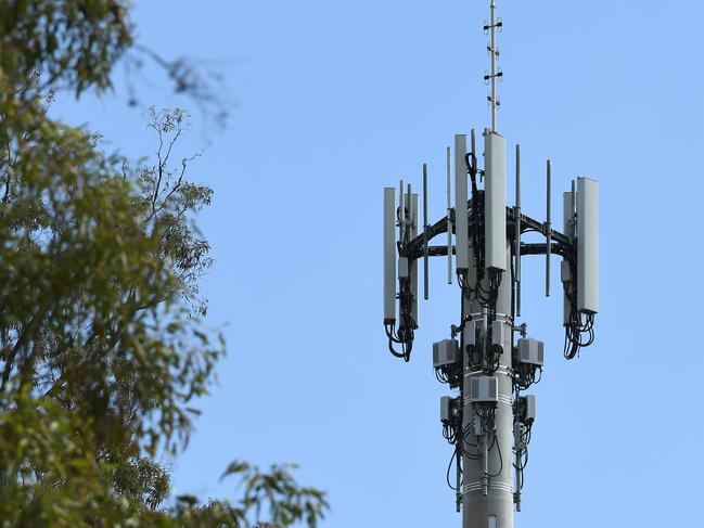 This mobile phone tower on Springfield College Drive has been fitted with 5G technology.