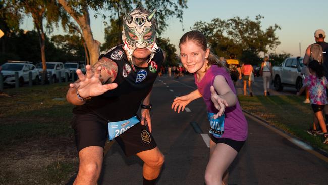 El Lobo and Alice O’Donoghue striking a pose. Picture: Pema Tamang Pakhrin.