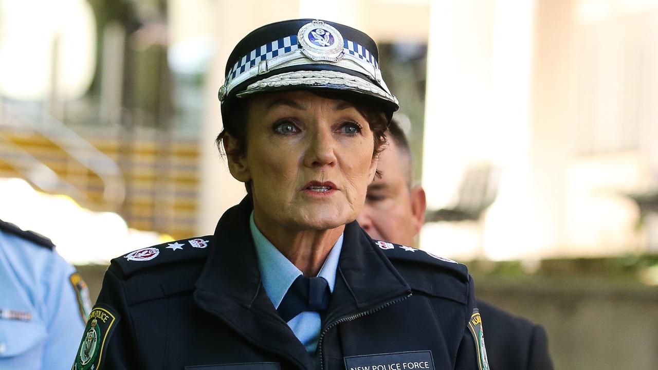 NSW Police Commissioner Karen Webb said Sgt Stone’s death was a “tragic loss.” Picture: NCA Newswire / Gaye Gerard