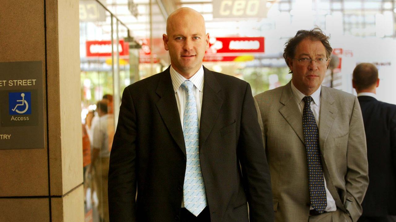 Michael Long leaving an AWB inquiry. Picture: News Corp Australia