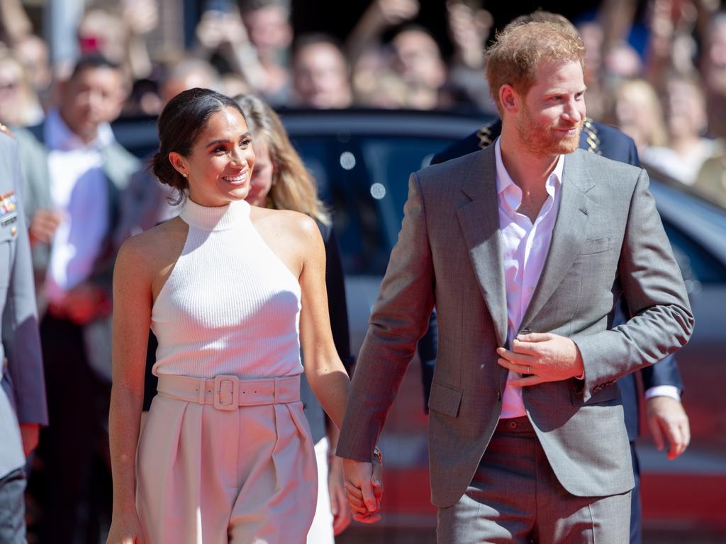 The royal family was closed off to Meghan and Harry’s half-in half-out model before Megxit. Picture: Joshua Sammer/Getty Images for Invictus Games Dusseldorf 2023