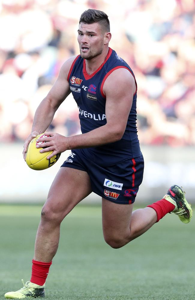 Mitch Grigg kicked six goals and had 31 disposals for Norwood in Sunday’s SANFL grand final. Picture: Sarah Reed.