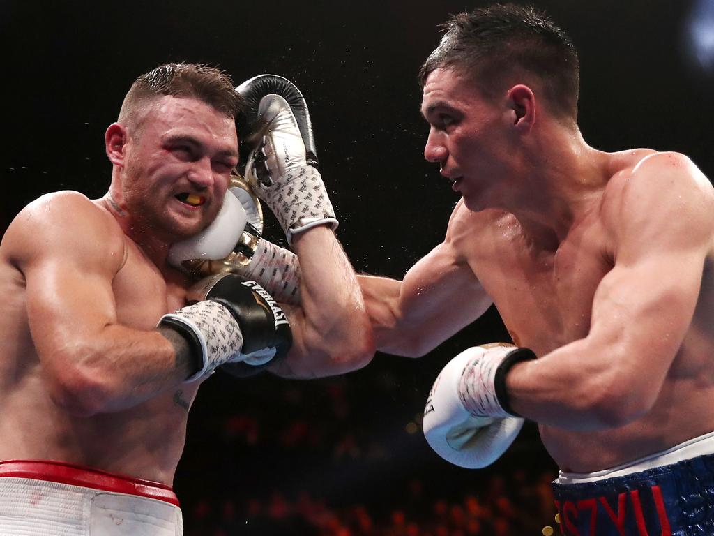 The Dwight Ritchie fight was the biggest step up in competition of Tszyu’s career at that point. Picture: Cameron Spencer/Getty Images