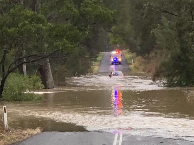 Flooding at Ellesmere in the South Burnett region. Photo/Jasmin Lea Hobbs