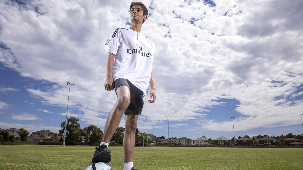 Teenager Nathan Fernandes collapsed unexpectedly at soccer training and couldn’t walk.