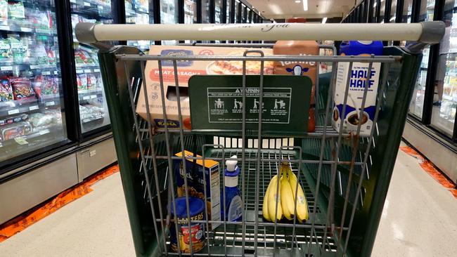 The US consumer price index report showed that inflation fell to its lowest annual rate in more than two years during June. Picture: Joe Raedle/Getty Images/AFP