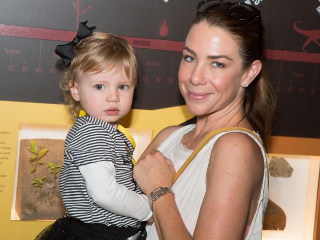 Kate Ritchie with her daughter Mae when she was a toddler. Picture: Tim Levy/Australian Museum