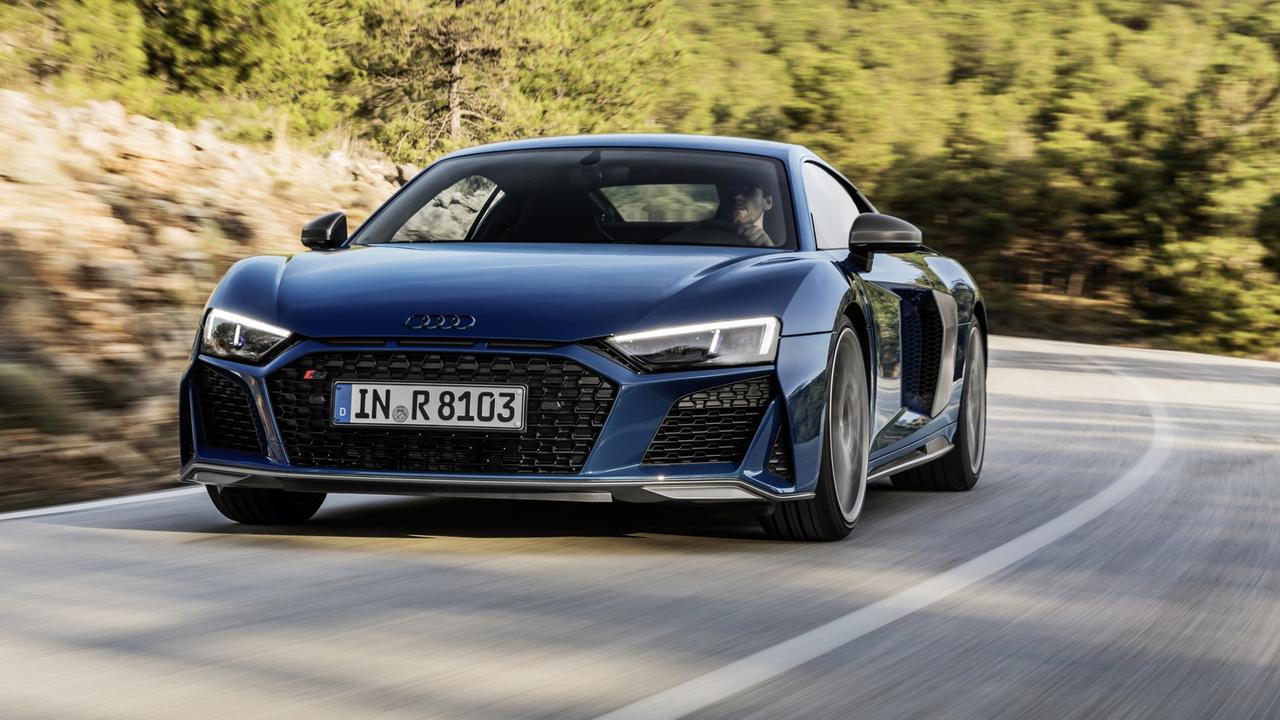 The Audi R8 shares the same underpinnings as the Lamborghini Huracan.