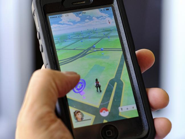 Pokemon characters can be seen in real world settings. (AP Photo/Richard Vogel)