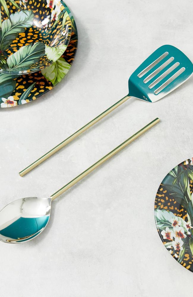 This gold handled kitchen serving set will set you back just $32.