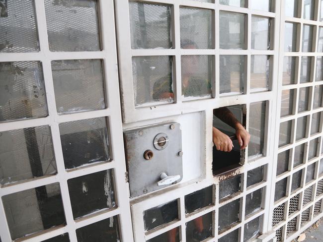 An inmate inside a cell in Silverwater Correctional Centre, where serious women offenders are held in protection in the female jail. Picture: Adam Taylor