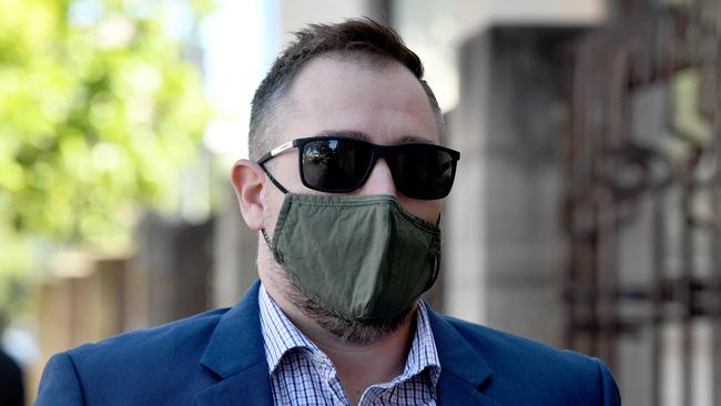 Stewart Iain Berry outside the Adelaide Magistrates Court. Picture: NCA NewsWire / Naomi Jellicoe.