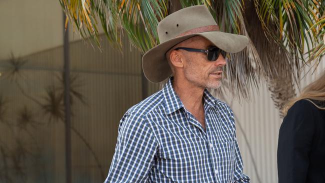 Former City of Darwin Lyons ward councillor Paul Arnold repeatedly broke down in tears under cross examination on Thursday. Picture: Pema Tamang Pakhrin