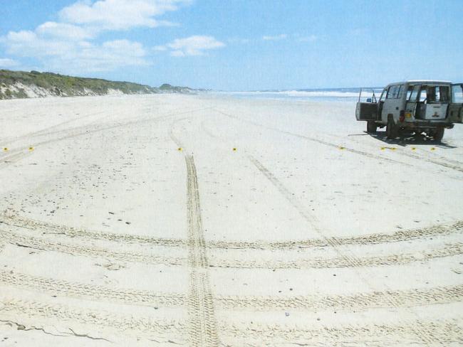 Iluka Beach on January 27, 2011.